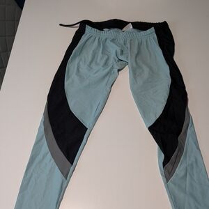 N2N Light Blue and Black Tights Size Medium